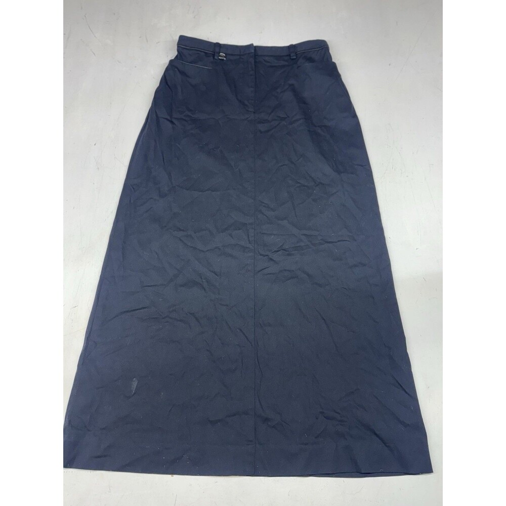 Maxi Skirt Black Corporate Boho Chic Work Boss Lady Cottage Modest Women’s 8